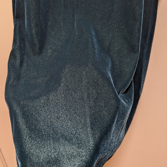 Express Dark Teal Velvet Tank top - Picture 5 of 6